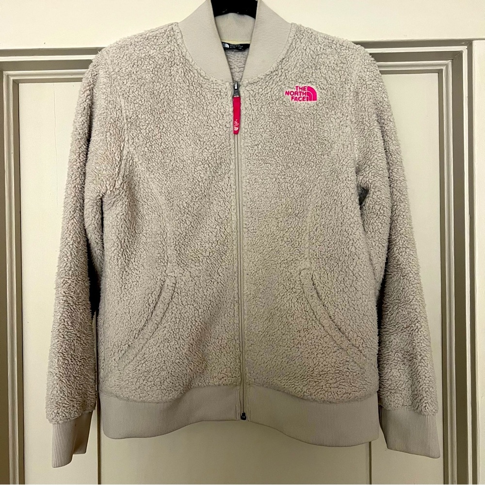 Girl’s The North Face Sherpa Bomber Jacket Size Extra Large
